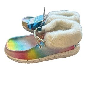 New! Hey Dude Shoe - Britt Youth -‎ Rainbow Dreamer